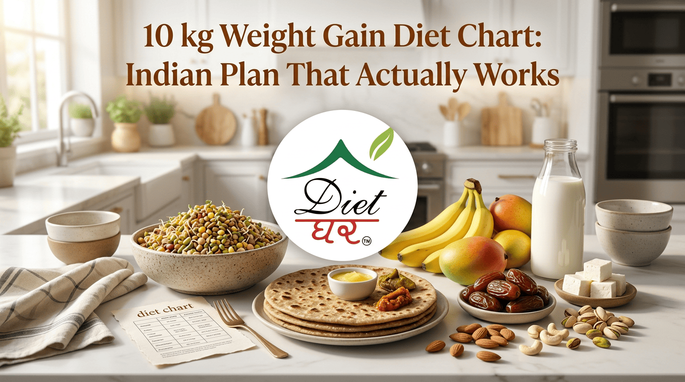 10 kg Weight Gain Diet Chart: Indian Plan That Actually Works | DietGhar